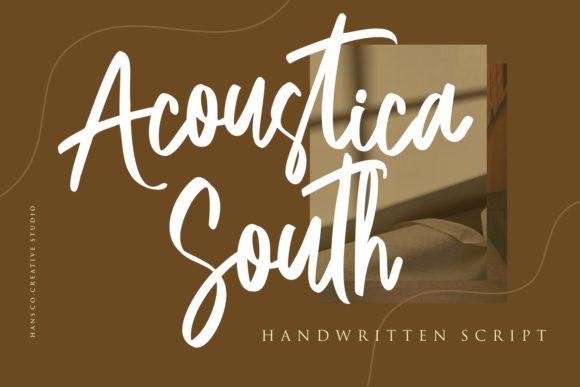 Acoustica South: Elegant Script Font for Web Design
