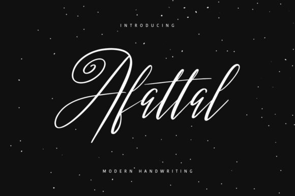 Afattal: A Timeless Handwritten Typeface for Branding