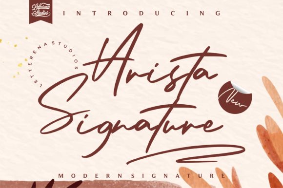 Arista Signature: A Timeless Script Font for Editorial Design