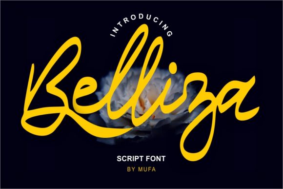 Belliza: A Modern Handwritten Font for Editorial Design