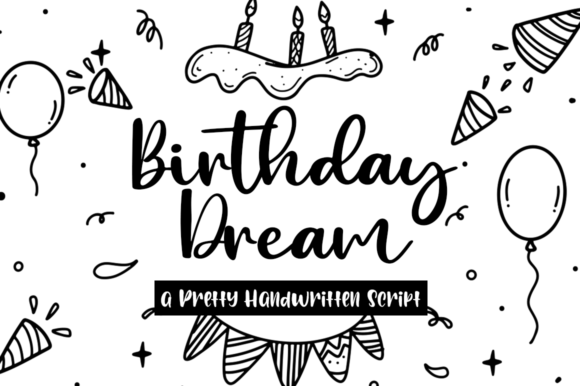 Birthday Dream Font Review for Brand Designers