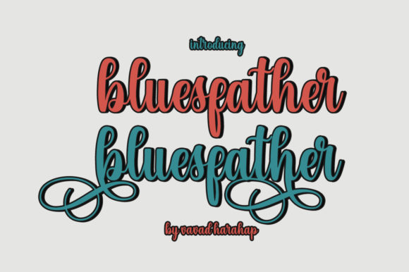 Bluefather Font Review: A Vintage Script for Designers