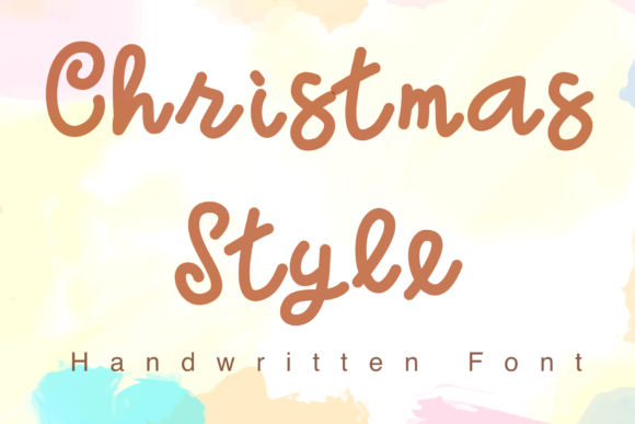 Christmas Style Font for Digital Holiday Branding