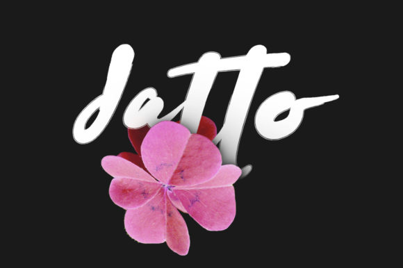 Datto: A Script Handwritten Font for Editorial Design