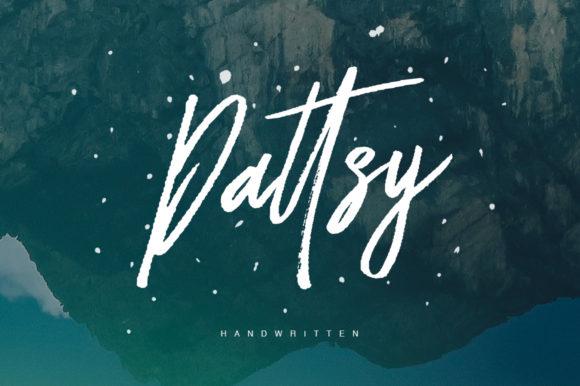 Dattsy: A Flowing Script Handwritten Font for Editorial Design