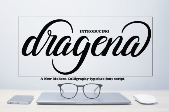 Dragena Font: Bold Handwritten Style for Makers