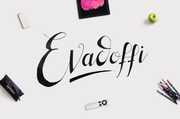 Evadoffi: The Handwritten Typeface for Scroll-Stopping Design