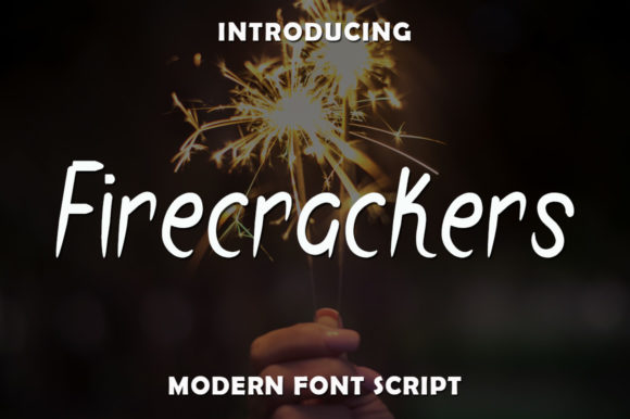 Firecrackers Font: The Perfect Handwritten Typeface for Crafters