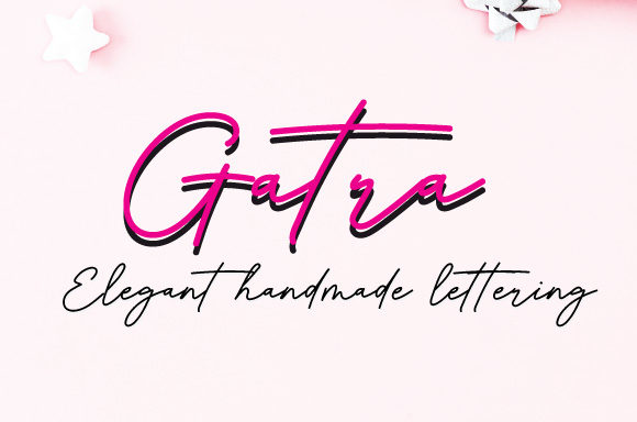 Gatra: The Stylish Handwritten Font for Crafters