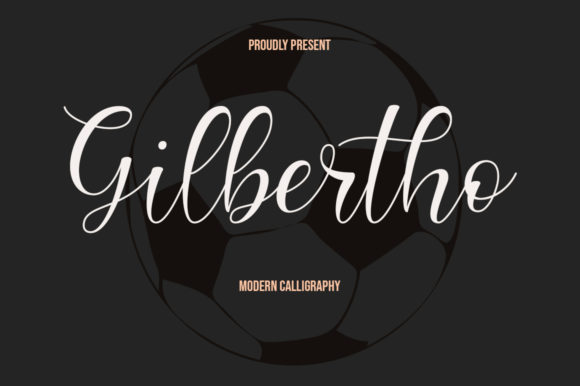 Gilbertho: A Flowing Script Handwritten Font for Editorial Design