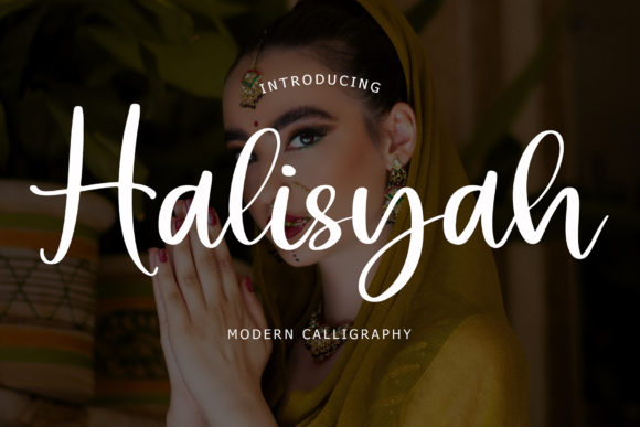 Halisyah: A Modern Script Font for Web Design
