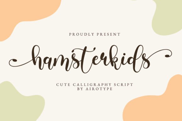 Hamsterkids: A Playful Script Font for Makers