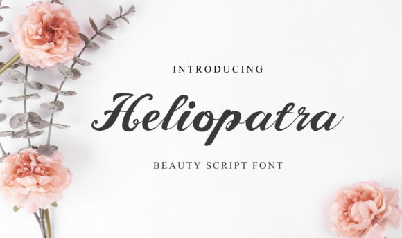 Heliopatra: The Modern Script Typeface for Marketers