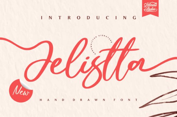 Jelistta: A Relaxed Handwritten Typeface for Editorial Design