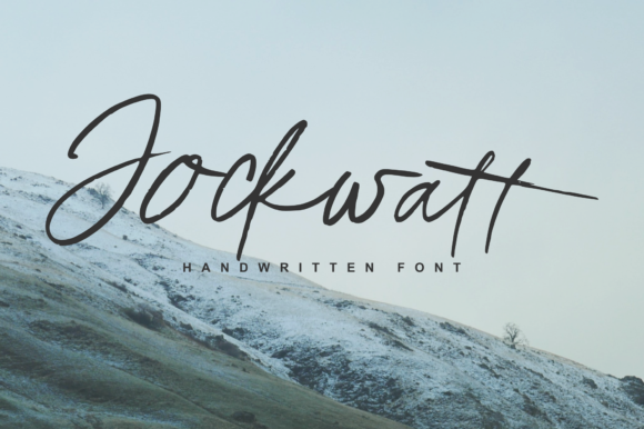 Jockwatt: The Modern Script Font for Digital Campaigns