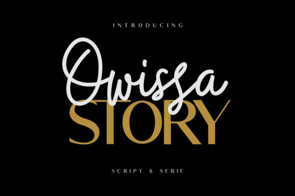 Owissa Story Duo: A Handwritten Typeface for Modern Brands