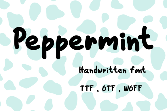 Peppermint Font for Editorial Design
