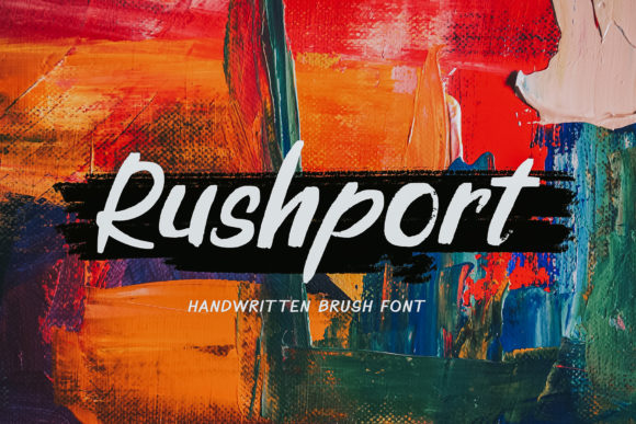 Rushport: The Brushed Script Font for Bold Marketing