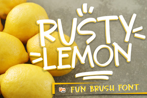 Rusty Lemon: A Natural Handwritten Typeface for Editorial Design