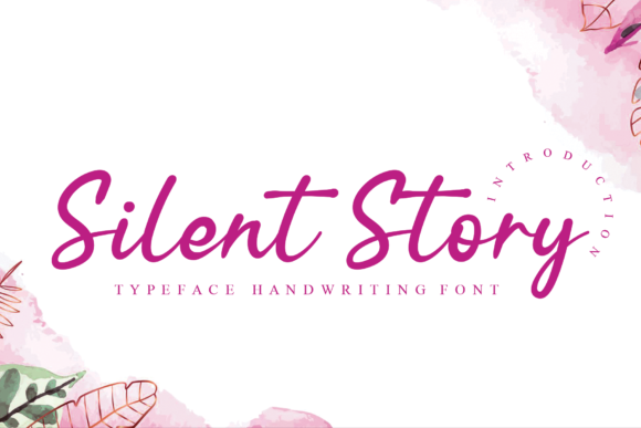 Silent Story Font for Elegant Campaign Design