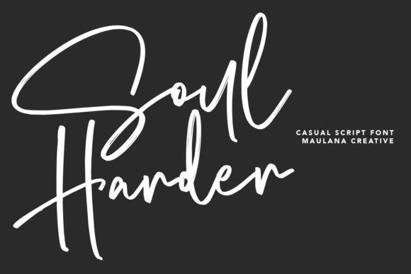 Soul Harder: A Brush Script Font for Bold Campaigns