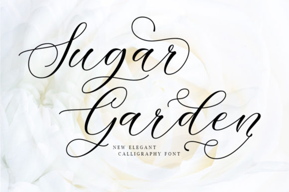 Sugar Garden Font for Elegant Handmade Designs