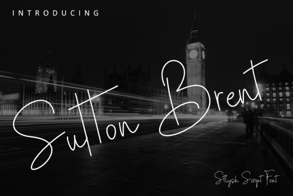 Sutton Brent: A Delicate Script Typeface for Branding