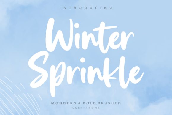 Winter Sprinkle Font Review for Brand Designers