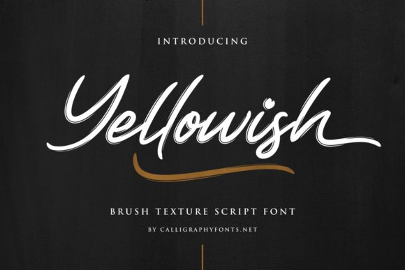 Yellowish Font: Elevating Web Design with Glamour